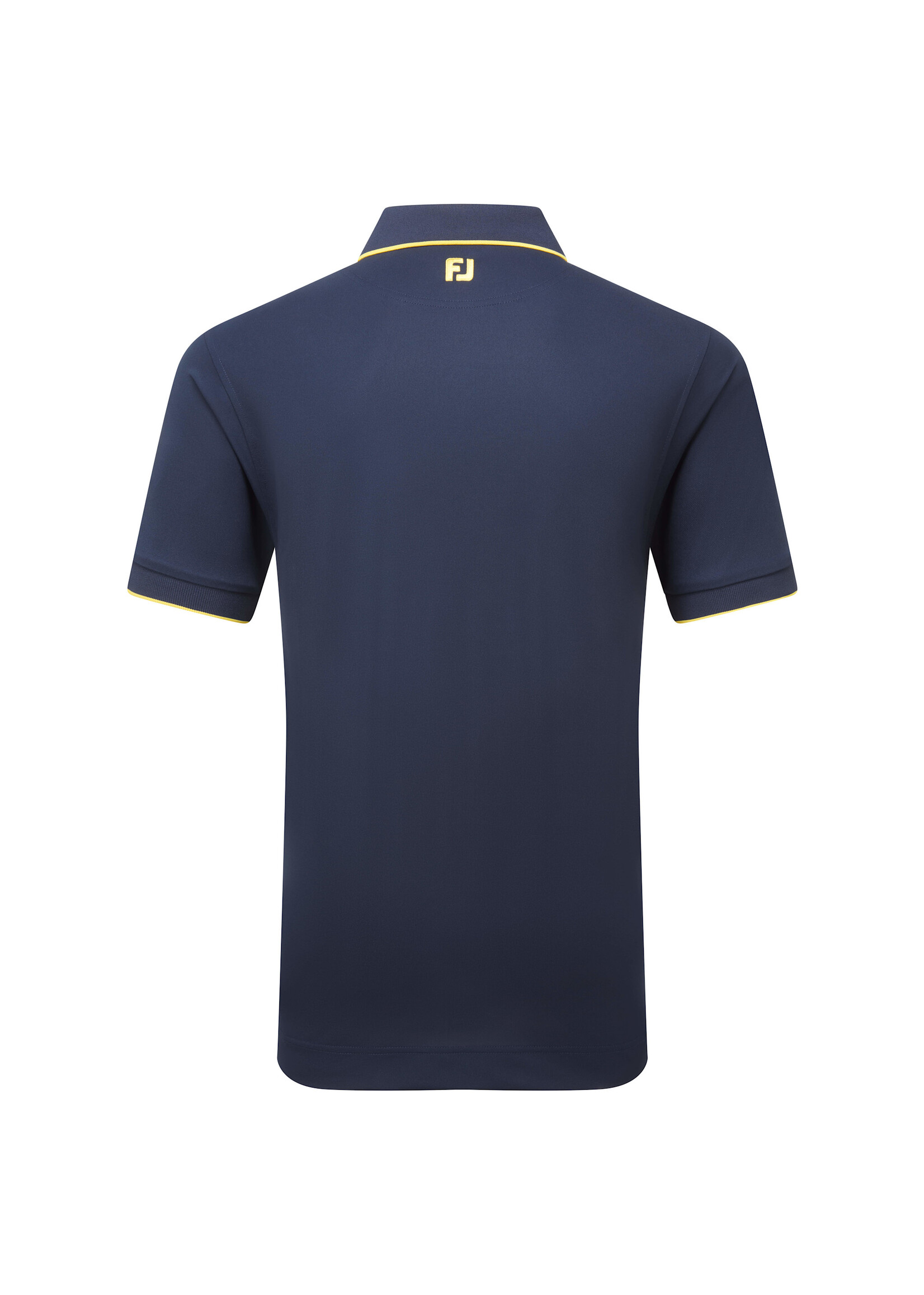 Footjoy Footjoy Tipped Pique Polo - Navy/White/Taxi