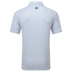 Footjoy Footjoy Figure Print Lisle Polo - White/Navy