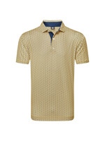 Footjoy Footjoy Citrus Print Lisle Polo - Taxi/Navy