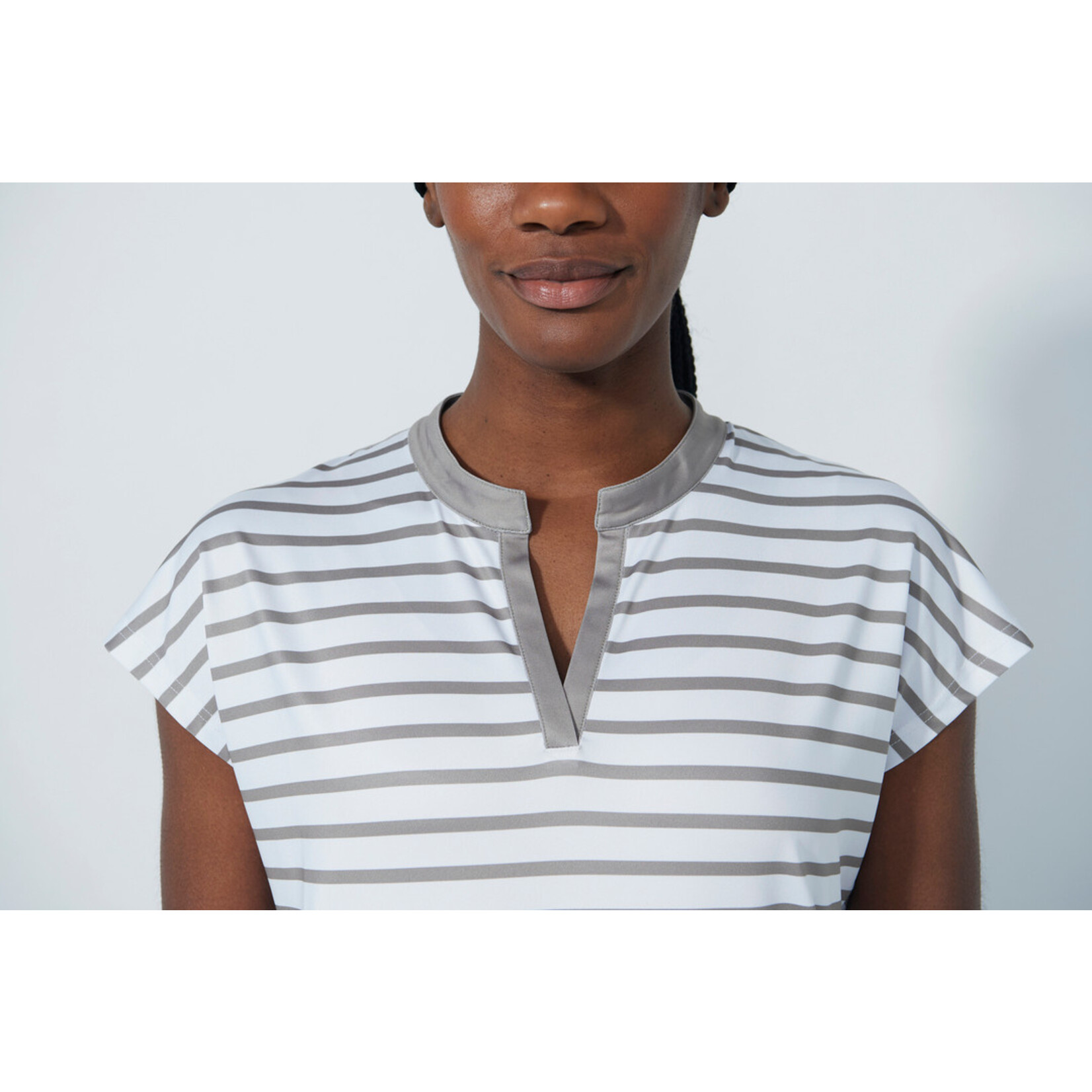 Daily Sports Daily Itami Cap S Shirt - 360 - White/Beige