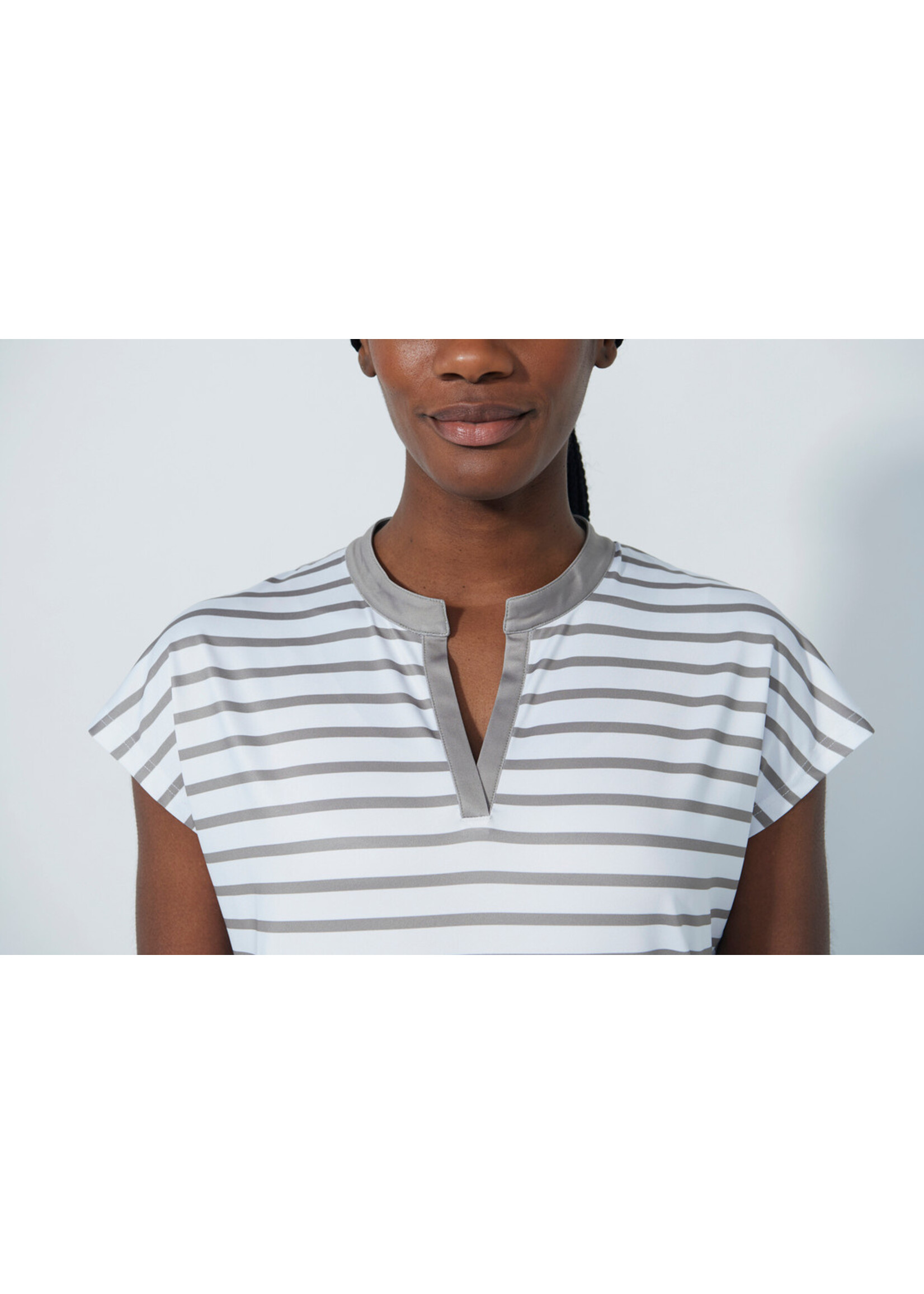 Daily Sports Daily Itami Cap S Shirt - 360 - White/Beige