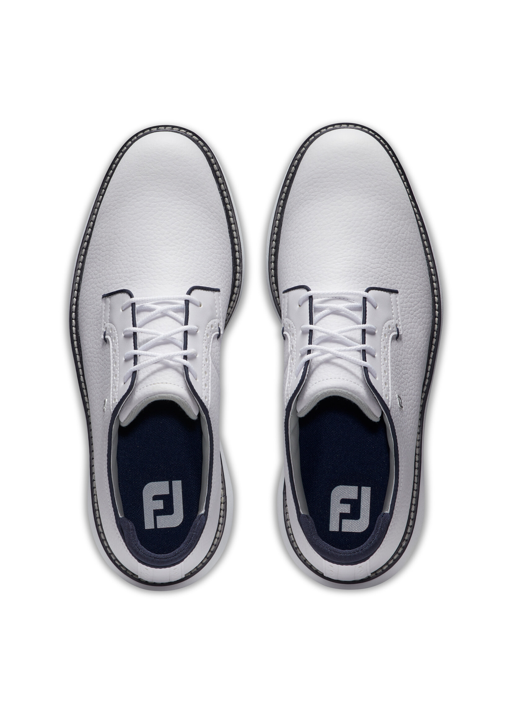 Footjoy Footjoy M Traditions Spikeless Blucher - White/Navy