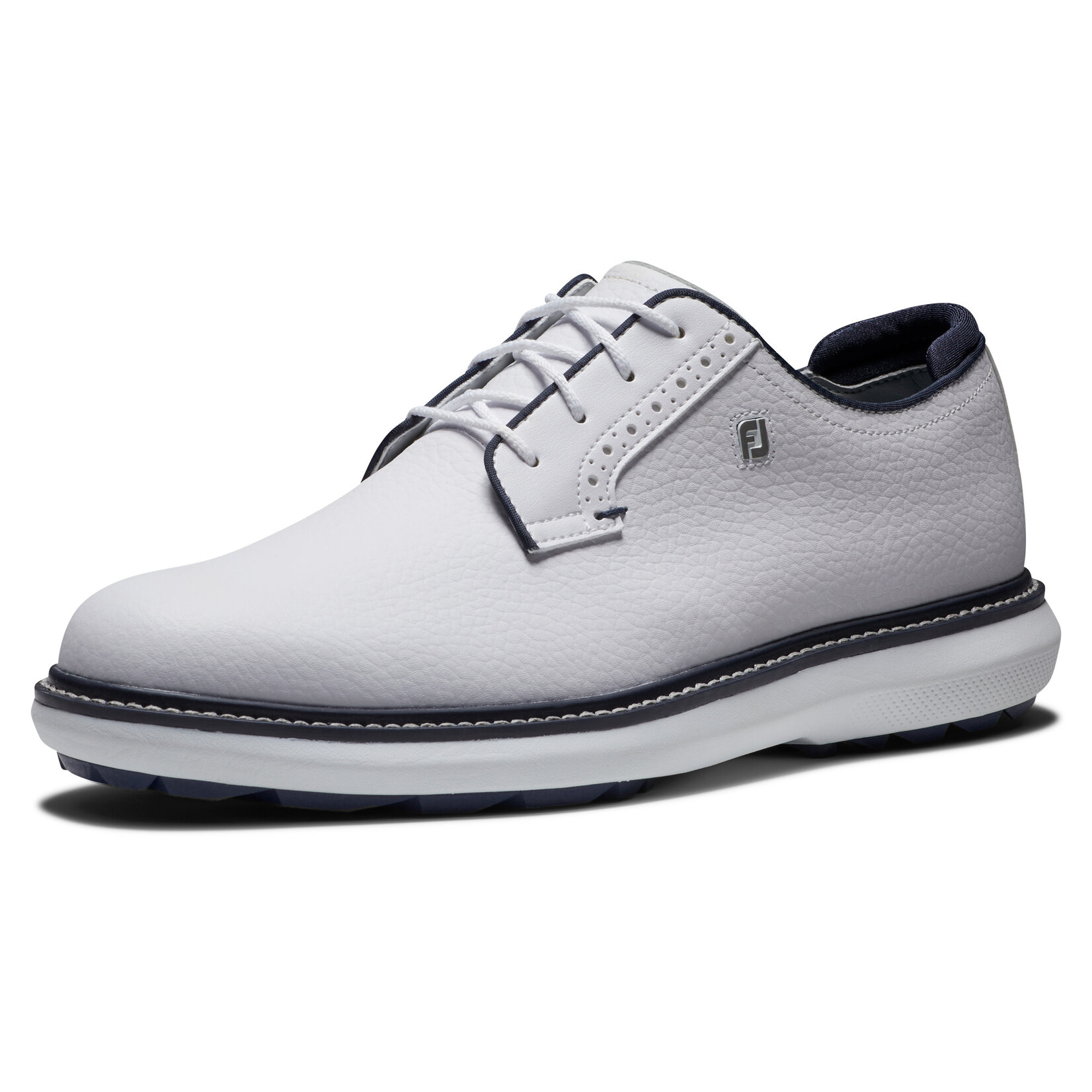 Footjoy Footjoy M Traditions Spikeless Blucher - White/Navy