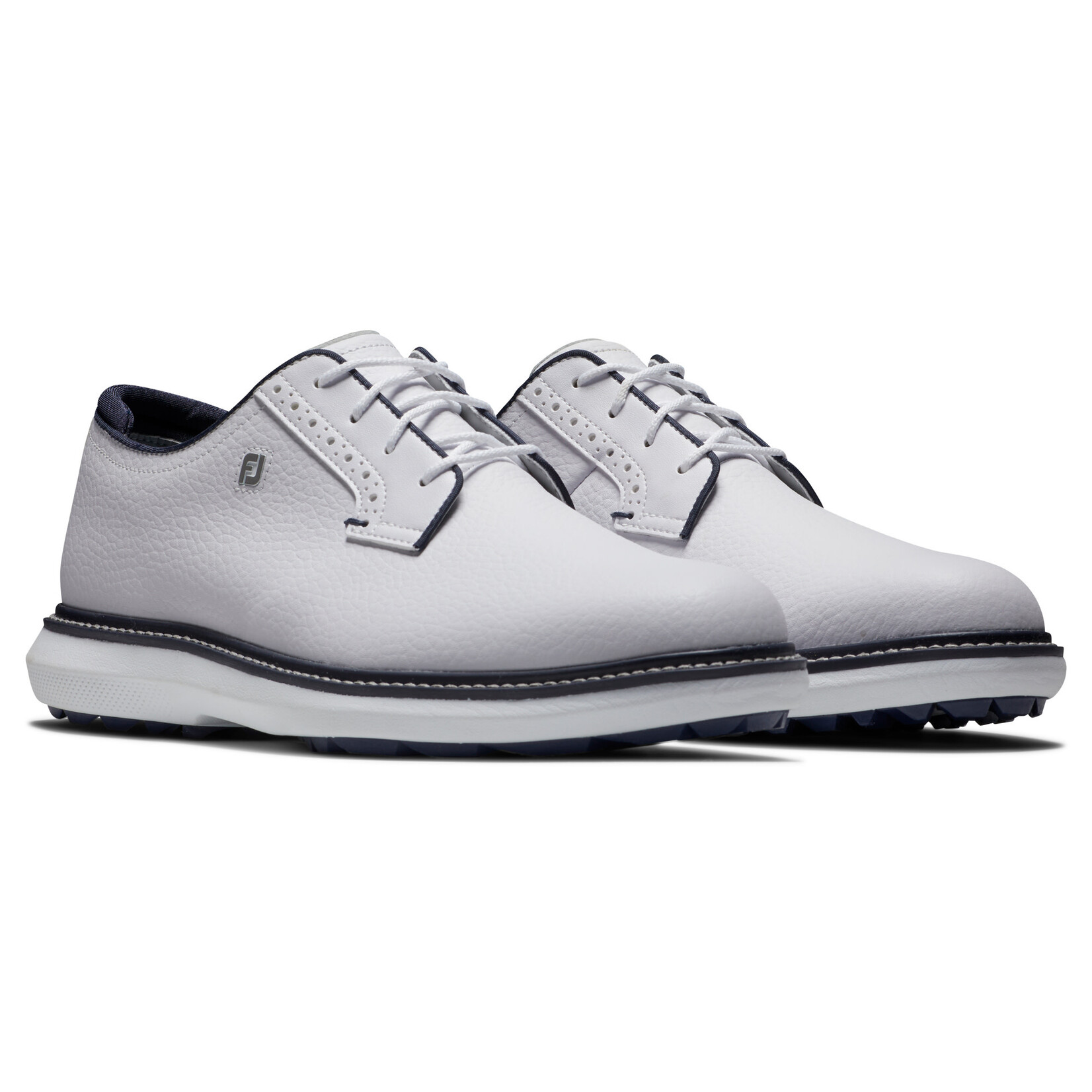 Footjoy Footjoy M Traditions Spikeless Blucher - White/Navy