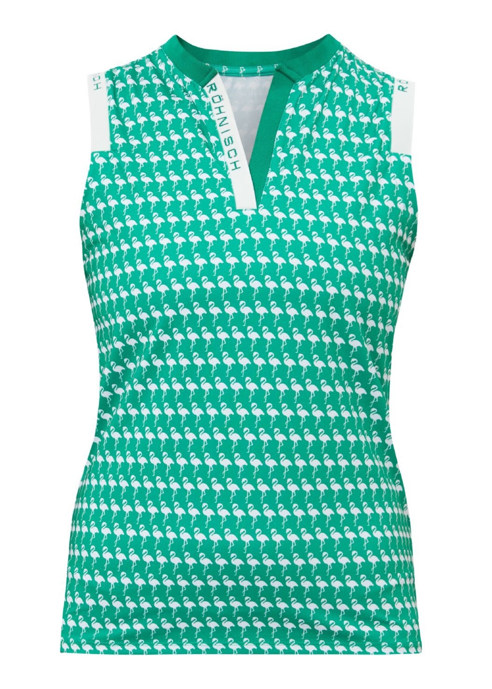 Rohnisch Rohnisch Abby Sleeveless Top -Flamingo Aop/Jelly Bean L