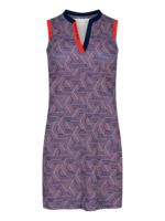 Rohnisch Rohnisch Abby Sleeveless Dress - Hexagon Red M