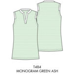 Rohnisch Rohnisch Abby Sleeveless Top - Mongram Green Ash