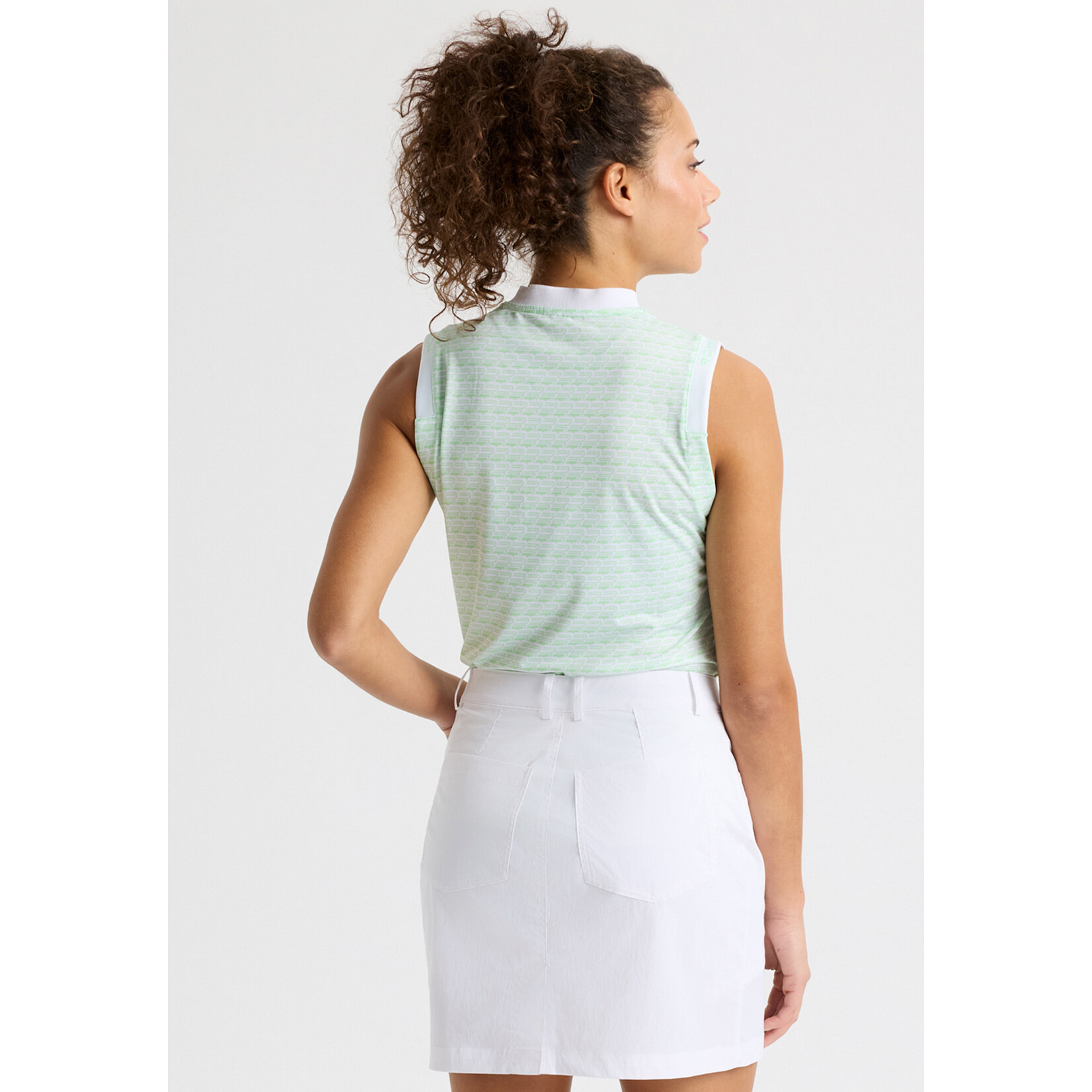 Rohnisch Rohnisch Abby Sleeveless Top - Mongram Green Ash