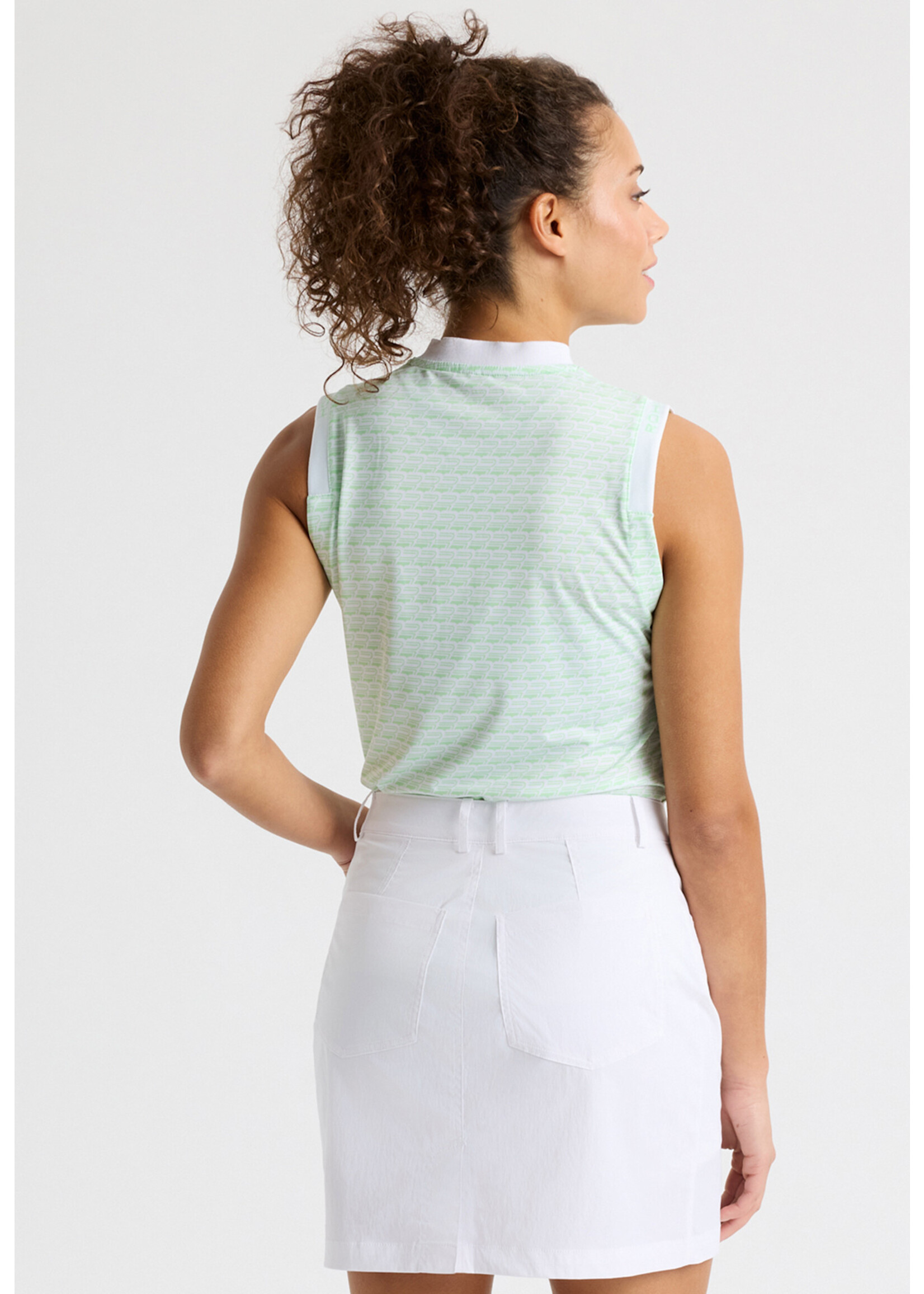 Rohnisch Rohnisch Abby Sleeveless Top - Mongram Green Ash
