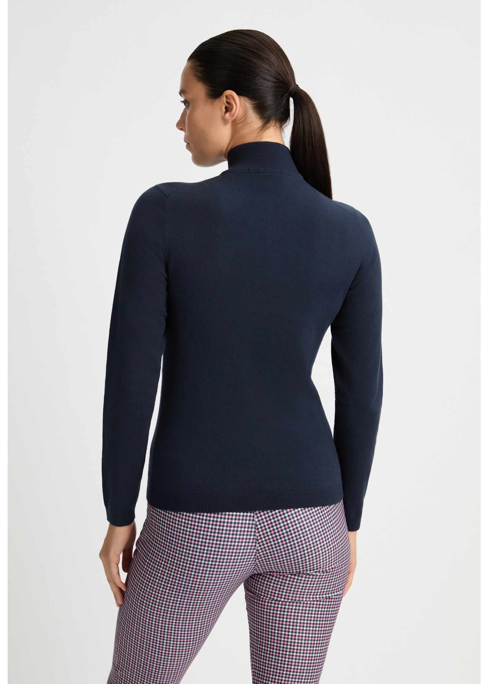 Rohnisch Rohnisch Kora Knitted Half Zip - Navy