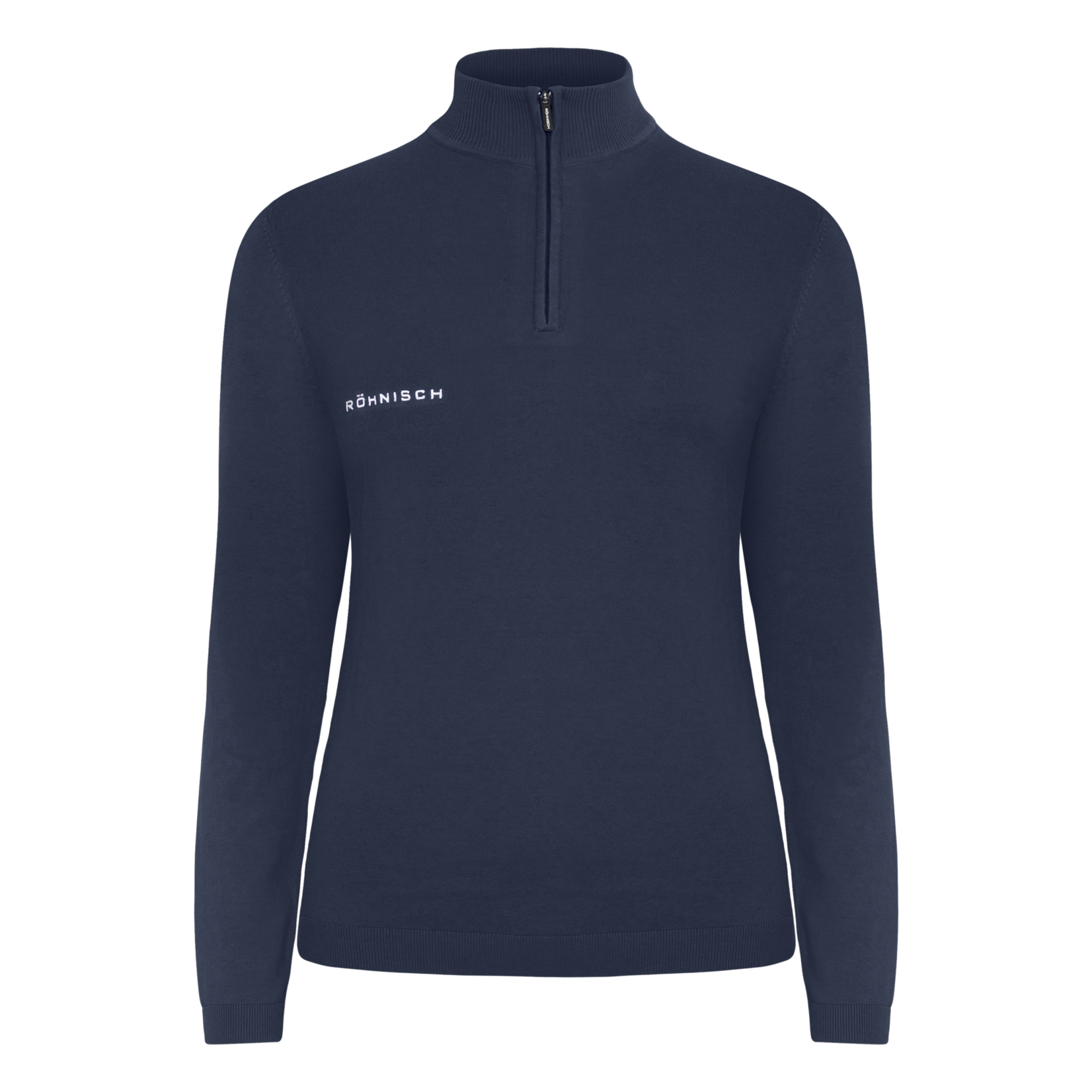 Rohnisch Rohnisch Kora Knitted Half Zip - Navy