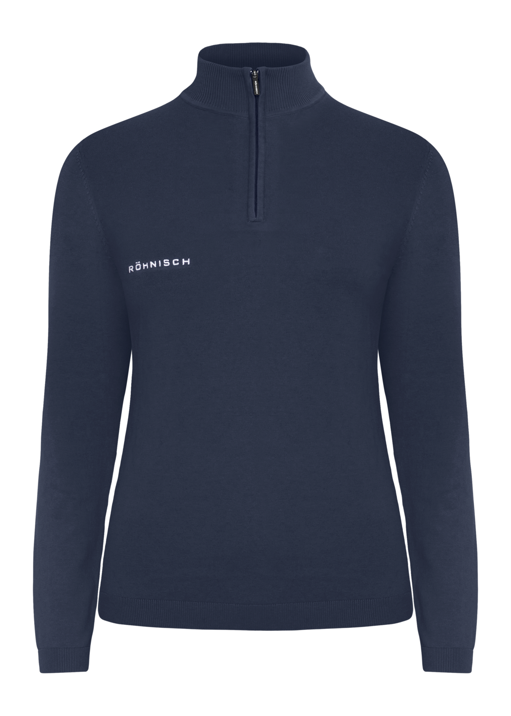 Rohnisch Rohnisch Kora Knitted Half Zip - Navy