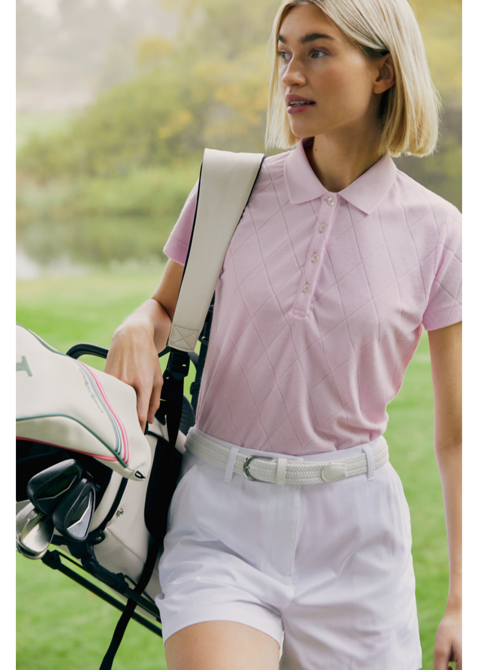 Daily Sports Daily Terry Touch SS Polo - 800 - Roze
