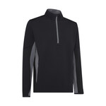 Callaway Callaway - Midweight Textured 1/4 Zip Pullover - Black
