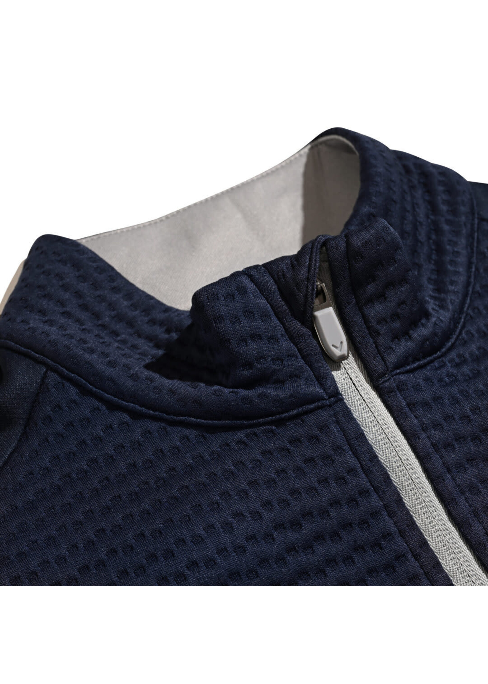 Callaway Callaway - Midweight Textured 1/4 Zip Pullover - Navy