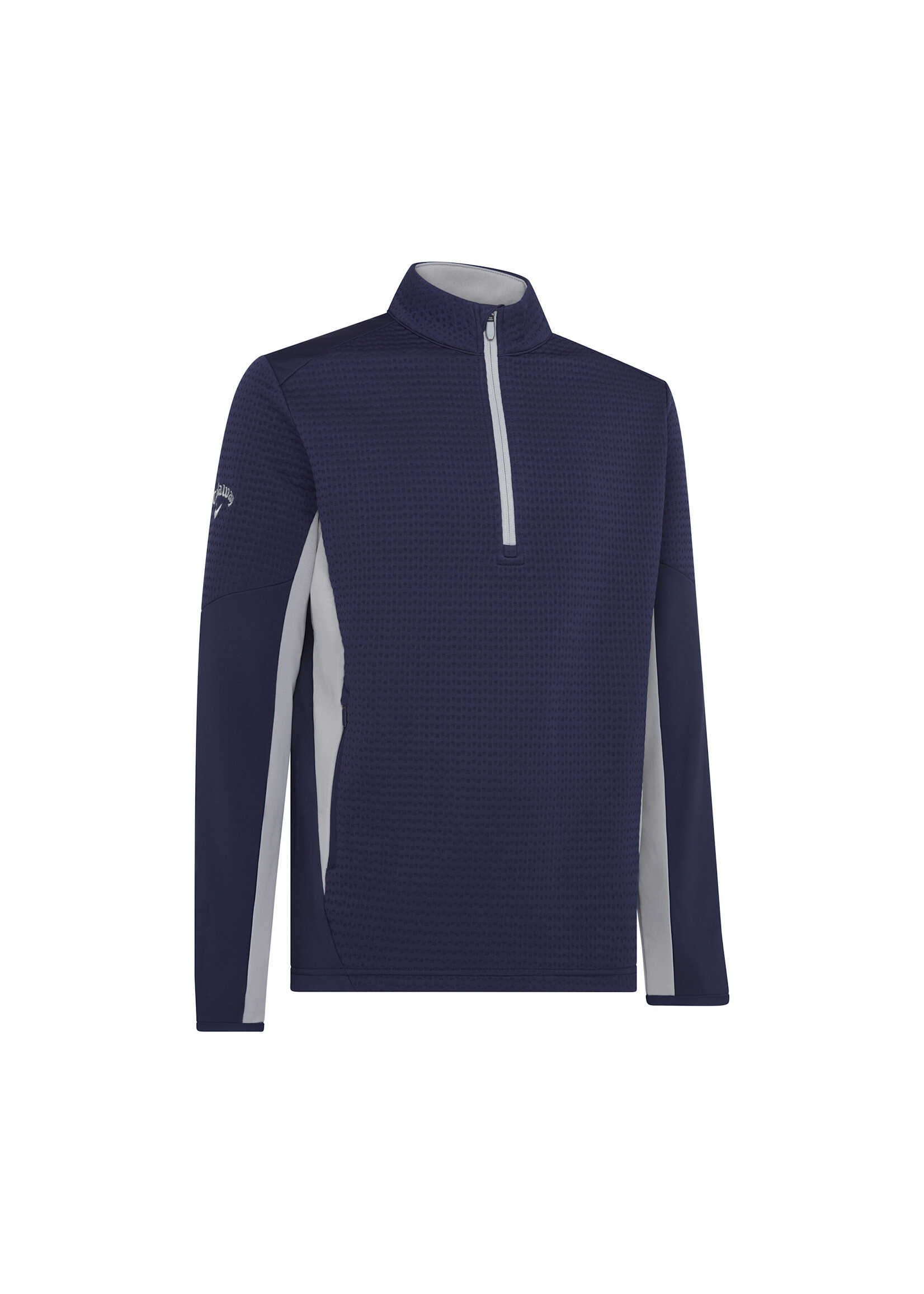 Callaway Callaway - Midweight Textured 1/4 Zip Pullover - Navy