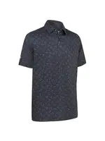 Callaway Callaway All Over Chev Print Polo - Black