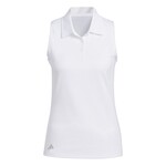 Adidas Adidas W Texture Sleeveless Polo - White XL