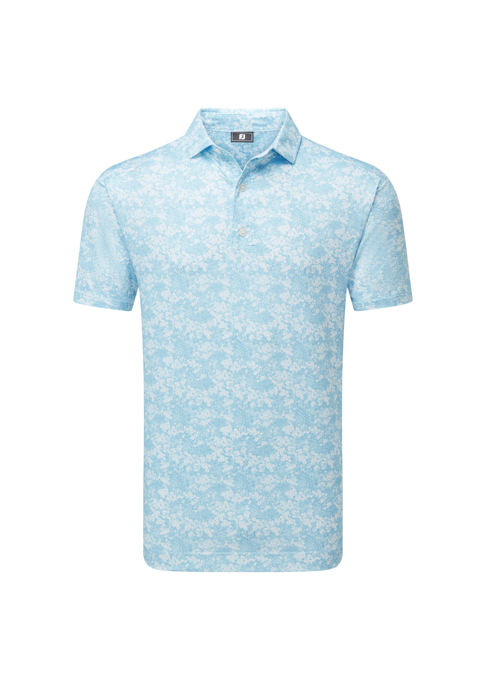 Footjoy FootJoy Garden Print Polo - Air Blue