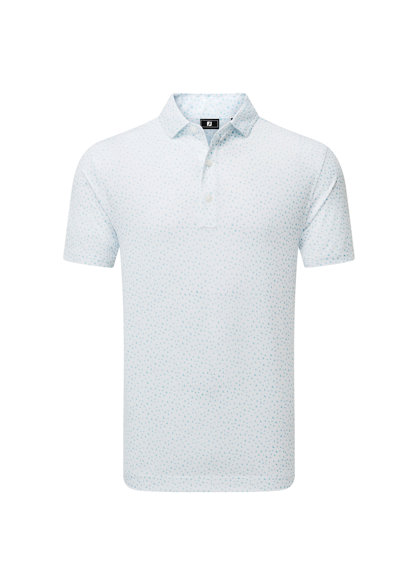 Footjoy FootJoy Bird Print Polo - White Air Blue