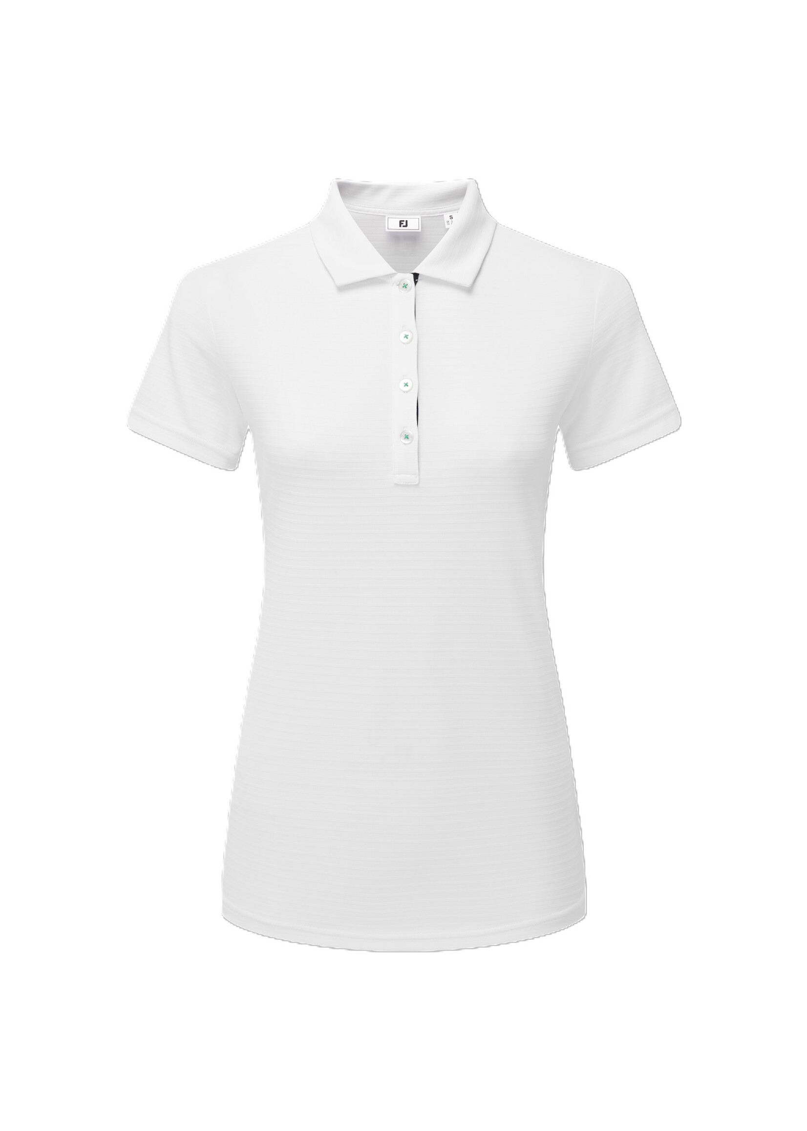 Footjoy FootJoy Jacquard Stripe Polo - White/Navy