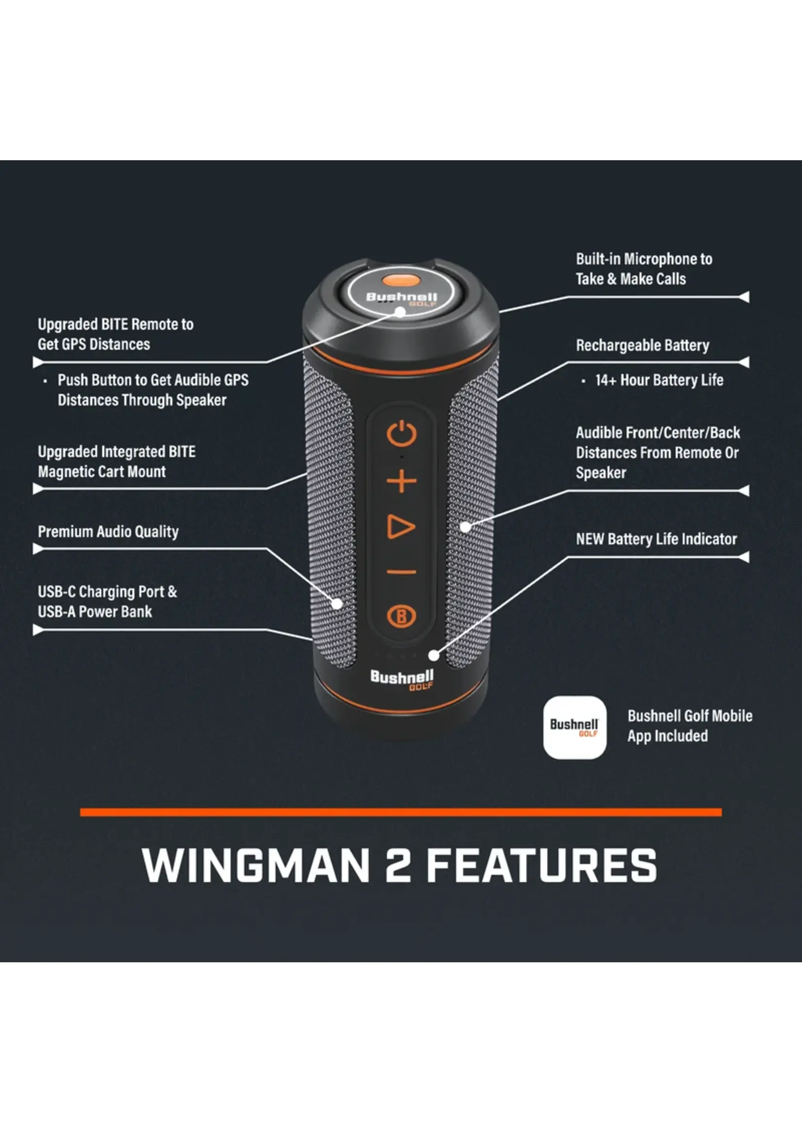 Bushnell Bushnell Wingman 2 GPS Speaker