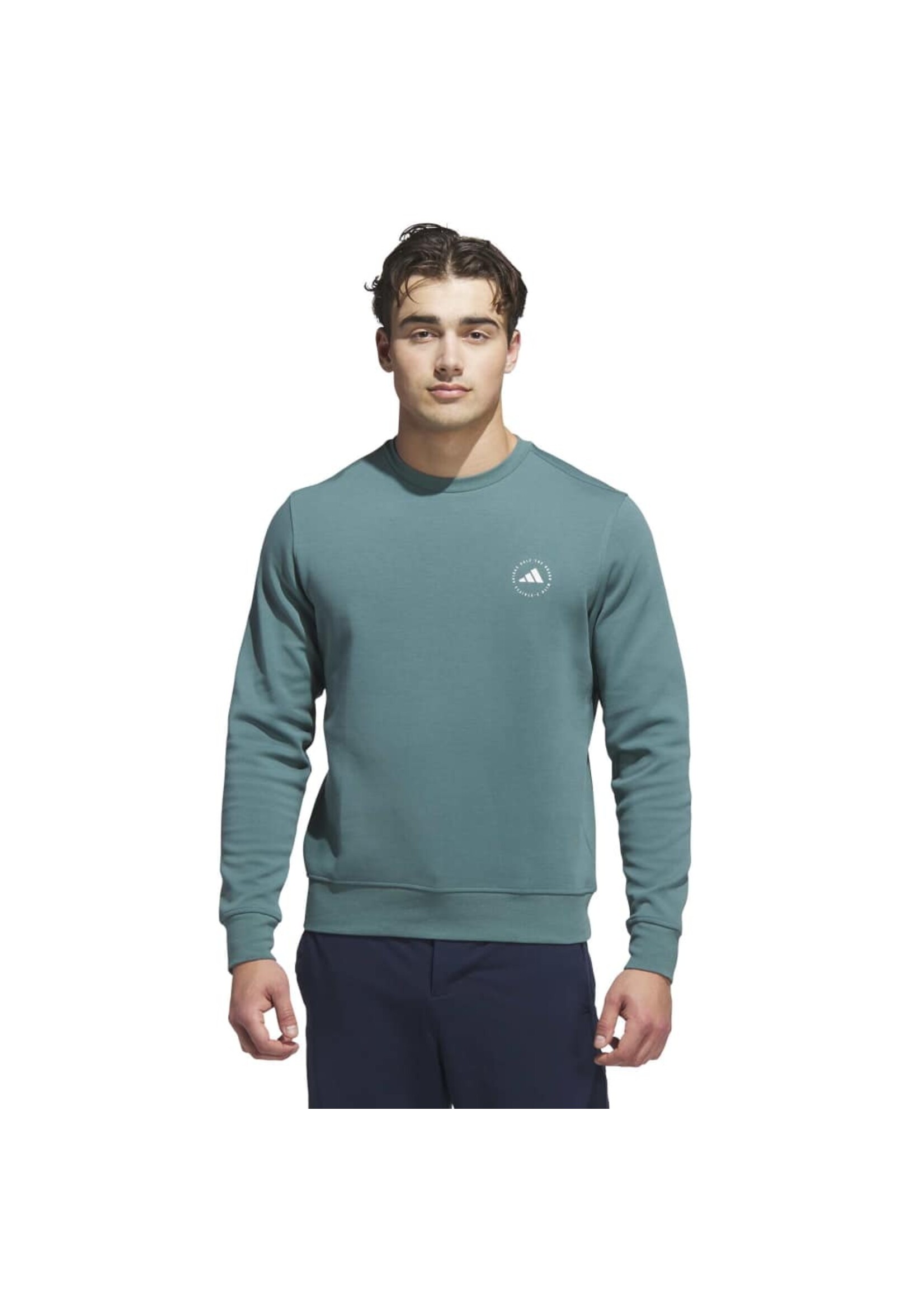 Adidas Adidas - Core Crew Sweater - Groen (Preloved Teal)