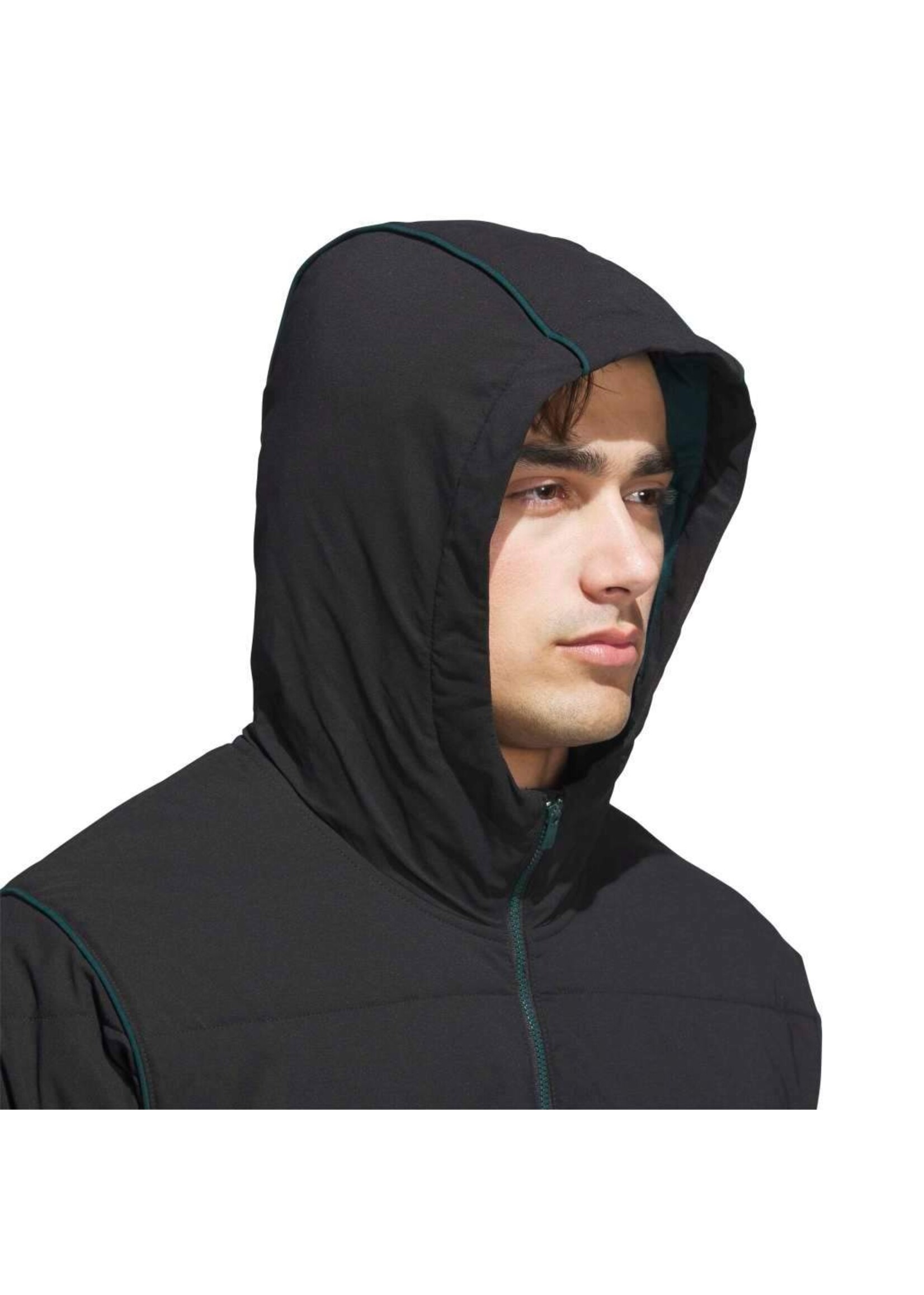 Adidas Adidas - Beyond Twistweave Half-Zip Filled Loose Jacket  - Zwart (Black)