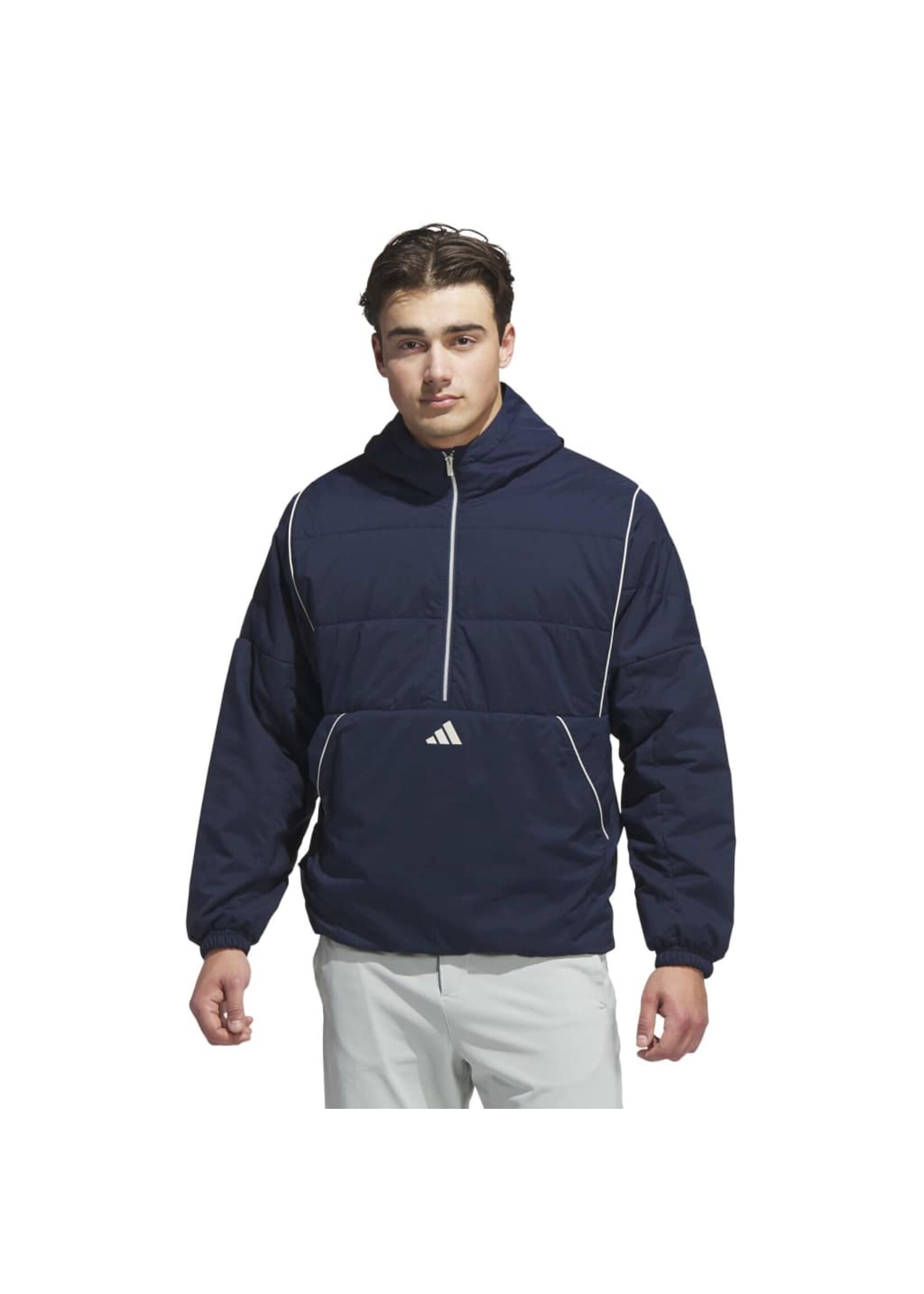 Adidas Adidas - Beyond Twistweave Half-Zip Filled Loose Jacket  - Blauw (Collegiate Navy)