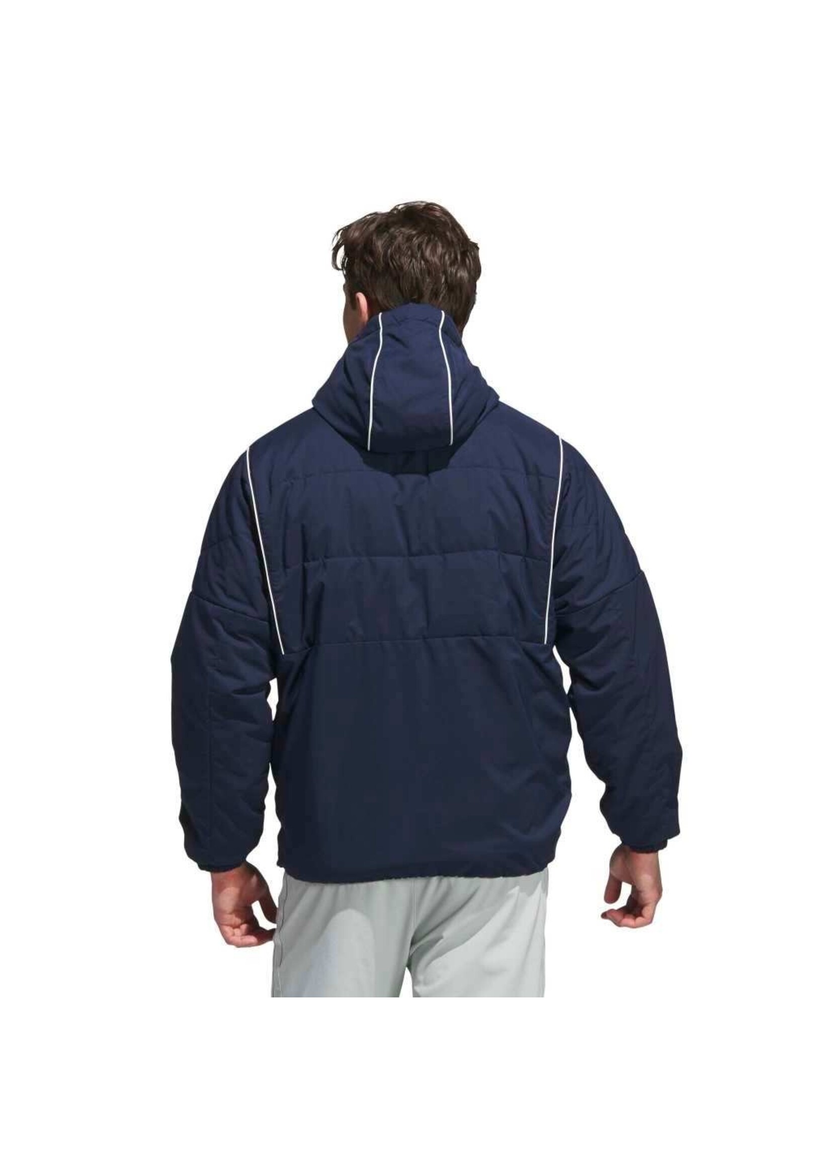 Adidas Adidas - Beyond Twistweave Half-Zip Filled Loose Jacket  - Blauw (Collegiate Navy)