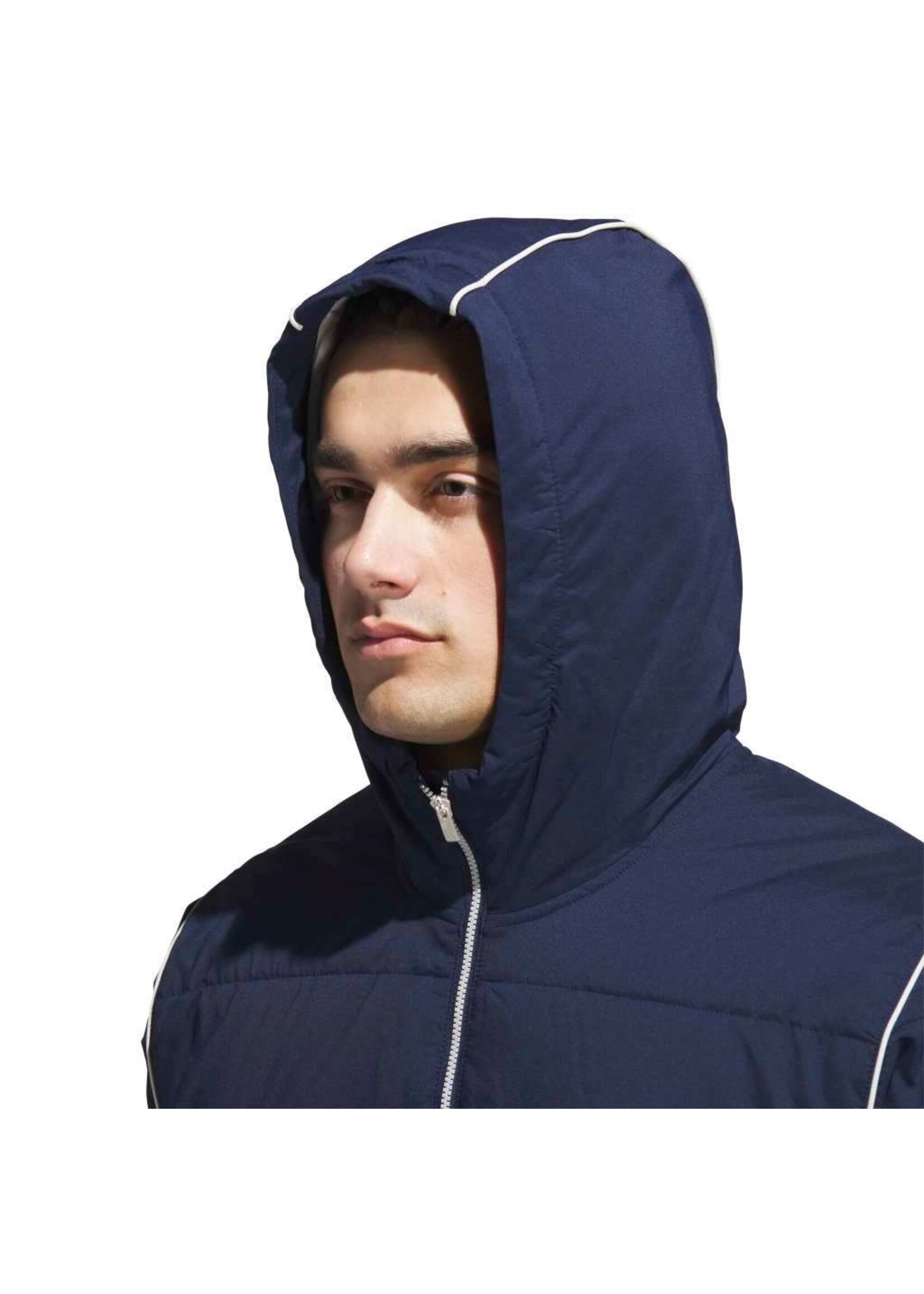 Adidas Adidas - Beyond Twistweave Half-Zip Filled Loose Jacket  - Blauw (Collegiate Navy)