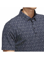 Adidas Adidas - Ultimate365 Micro Argyle Polo Shirt - Blauw/Grijs (Collegiate Navy/Grey Three)