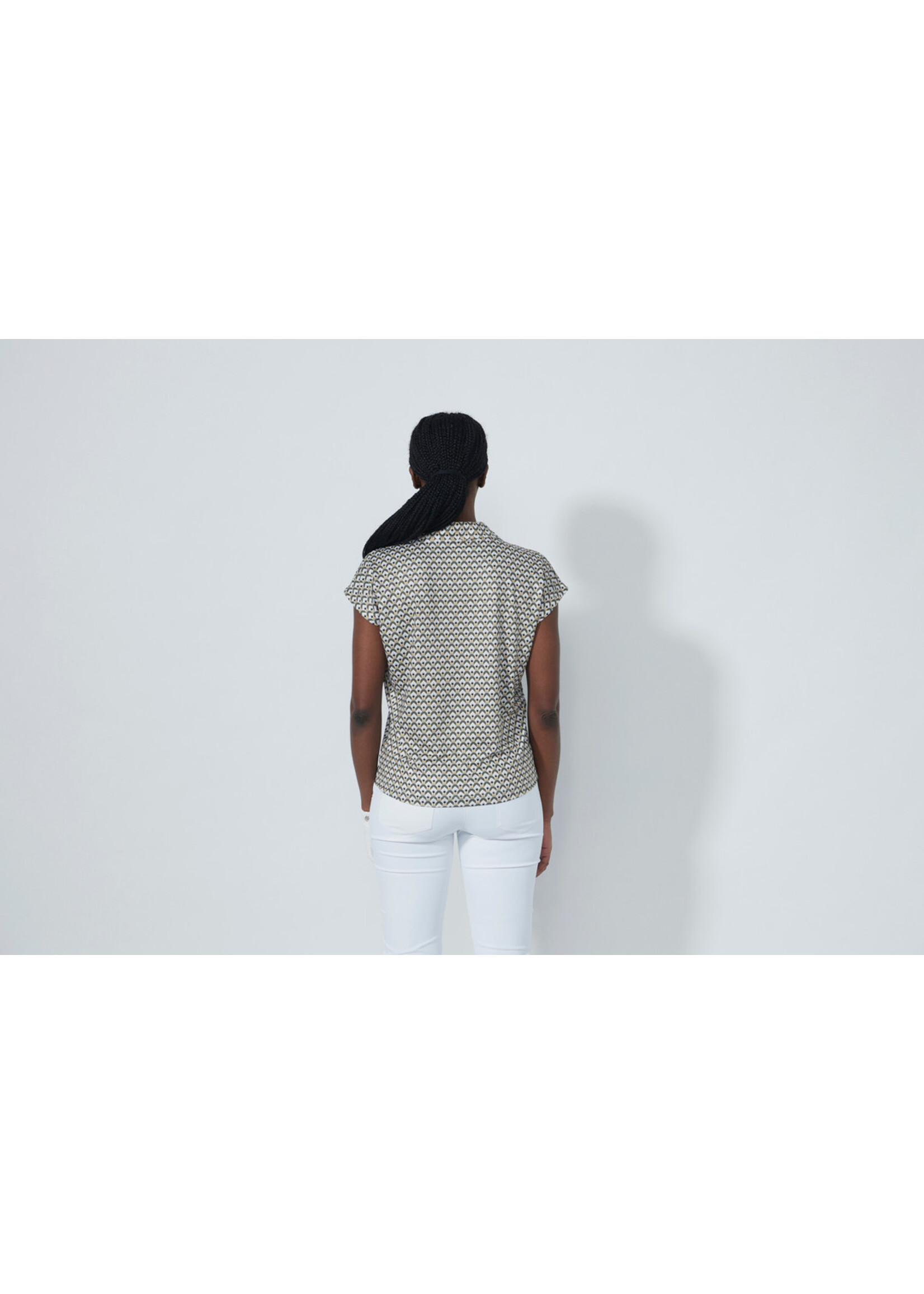 Daily Sports Daily - Air Cap Sleeve Polo Shirt - Diamond Geo (195)