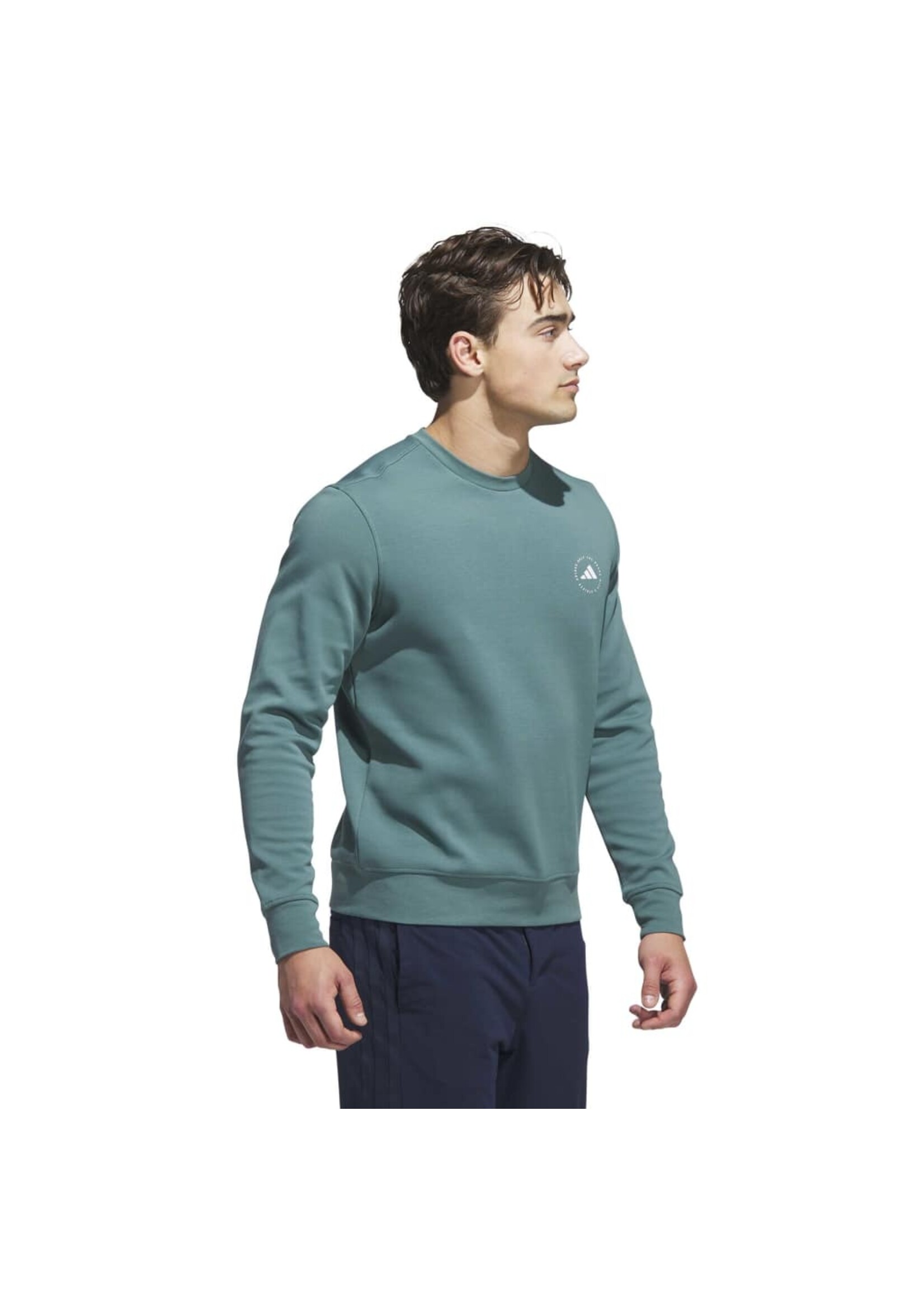 Adidas Adidas - Core Crew Sweater - Groen (Preloved Teal)