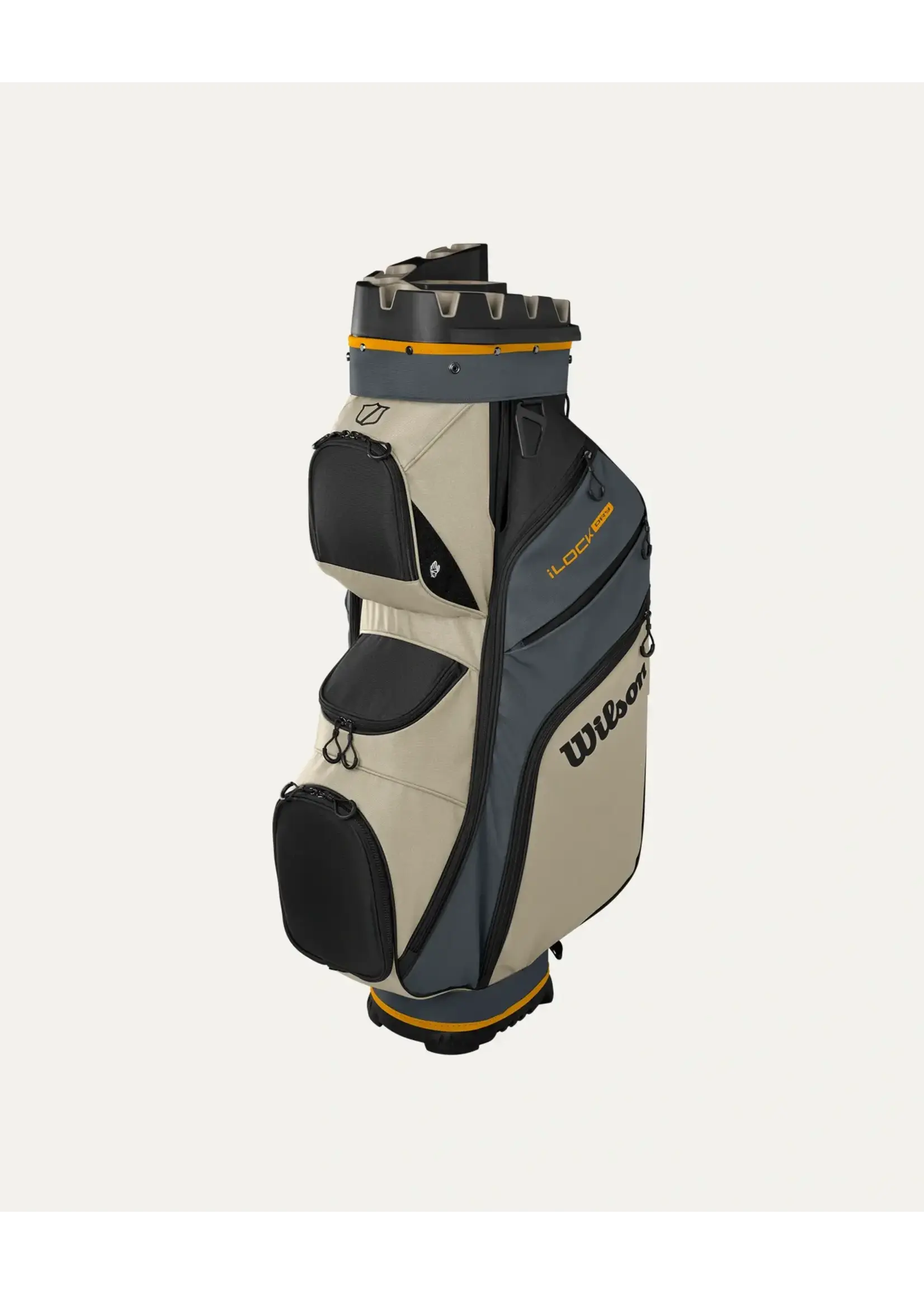 Wilson Wilson I-LOCK DRY Cartbag - Grey/Khaki/Orange
