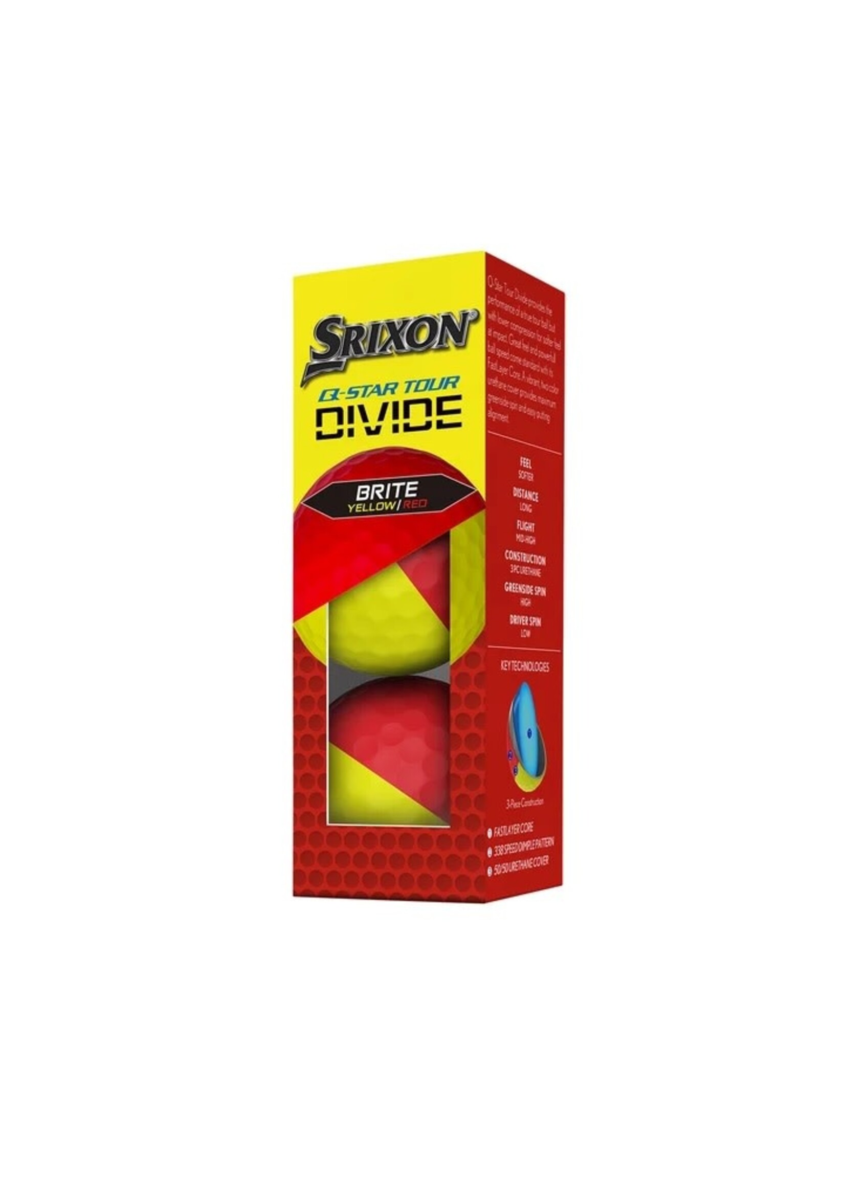 Srixon Srixon Q-star Tour Divide - Red/Blue SLEEVE