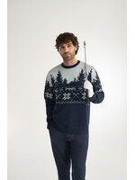 Ping PING Christmas Jumper Oxford Blue/Pearl Grey