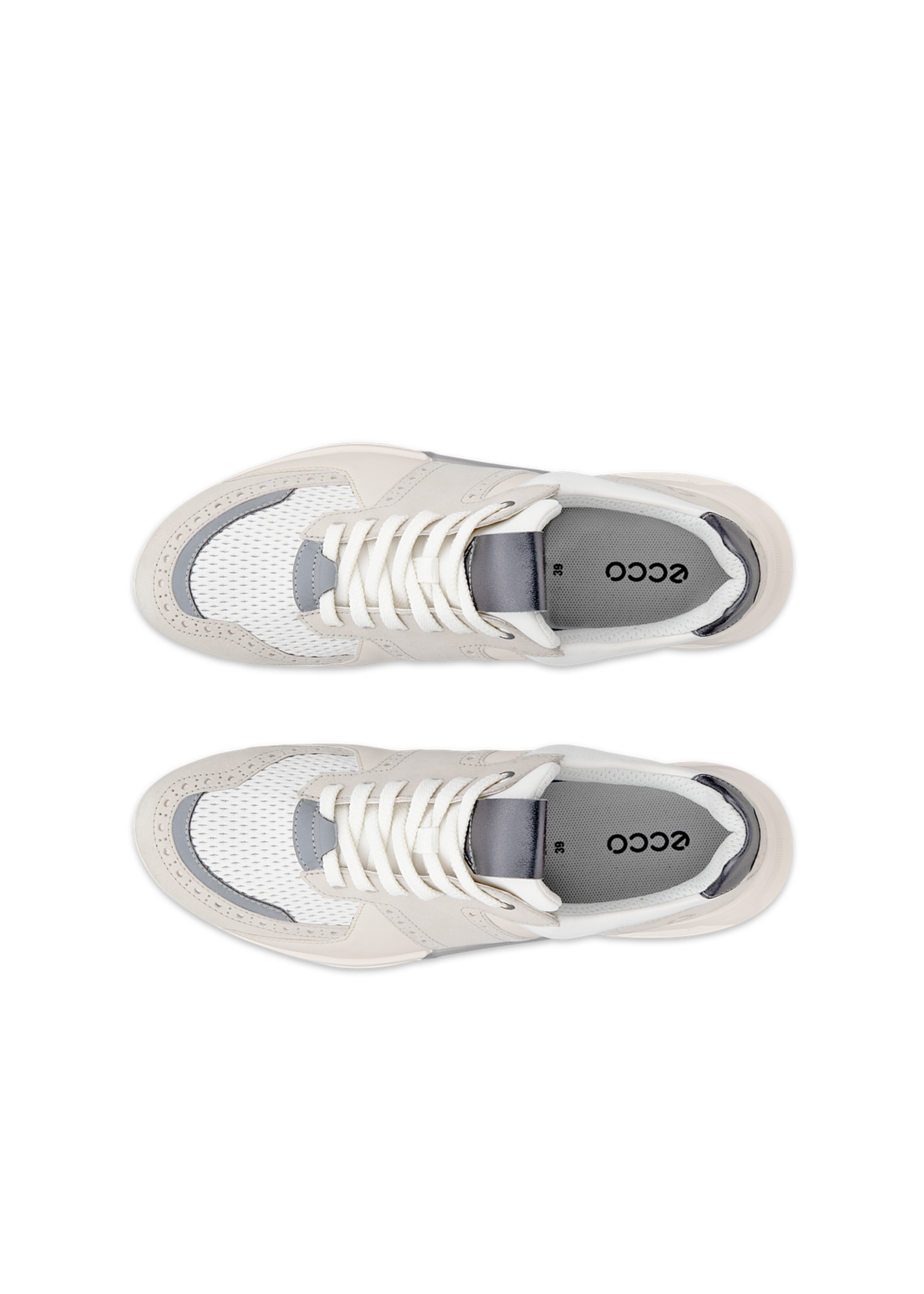 Ecco Ecco W Golf Biom C4 GTX - Gravel/White/Metallic Silver