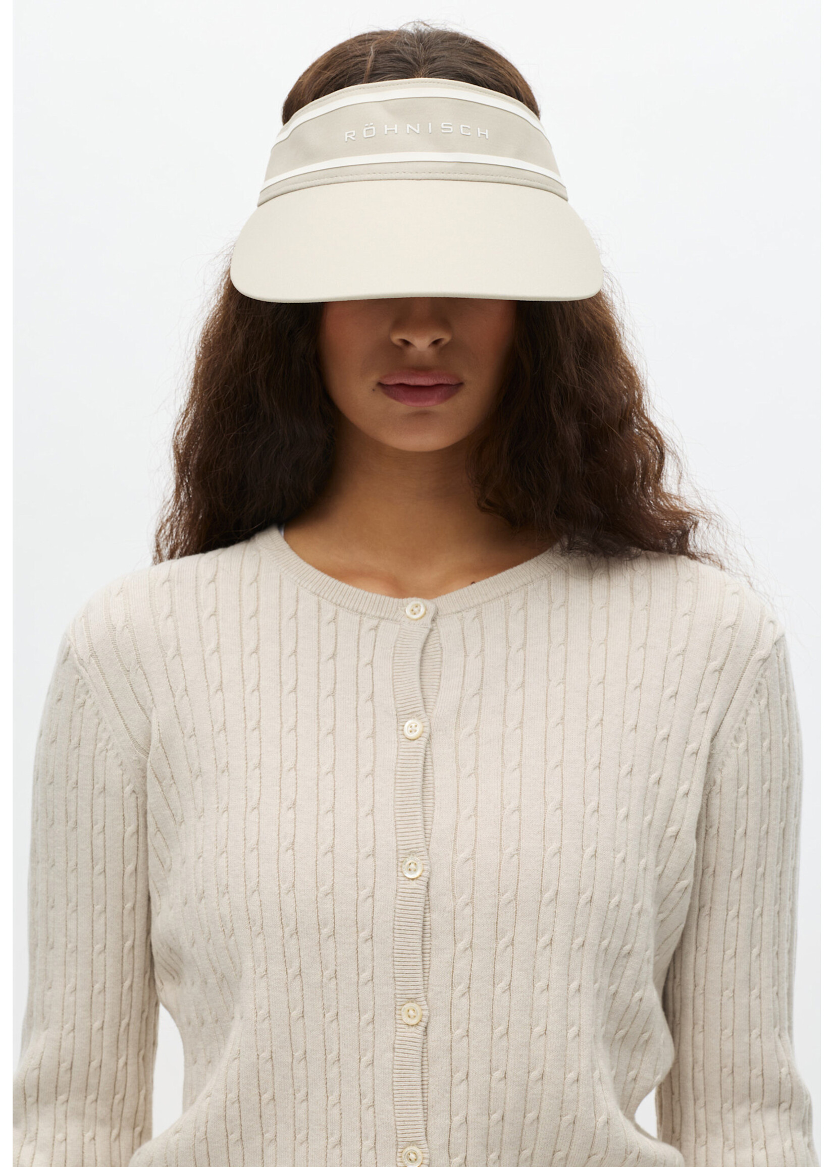 Rohnisch Rohnisch - Classic Cable Cardigan - Oatmeal