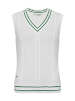 Rohnisch Rohnisch - Cotton Cable Vest - White/Green