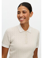 Rohnisch Rohnisch - Classic Cable Polo - Oatmeal