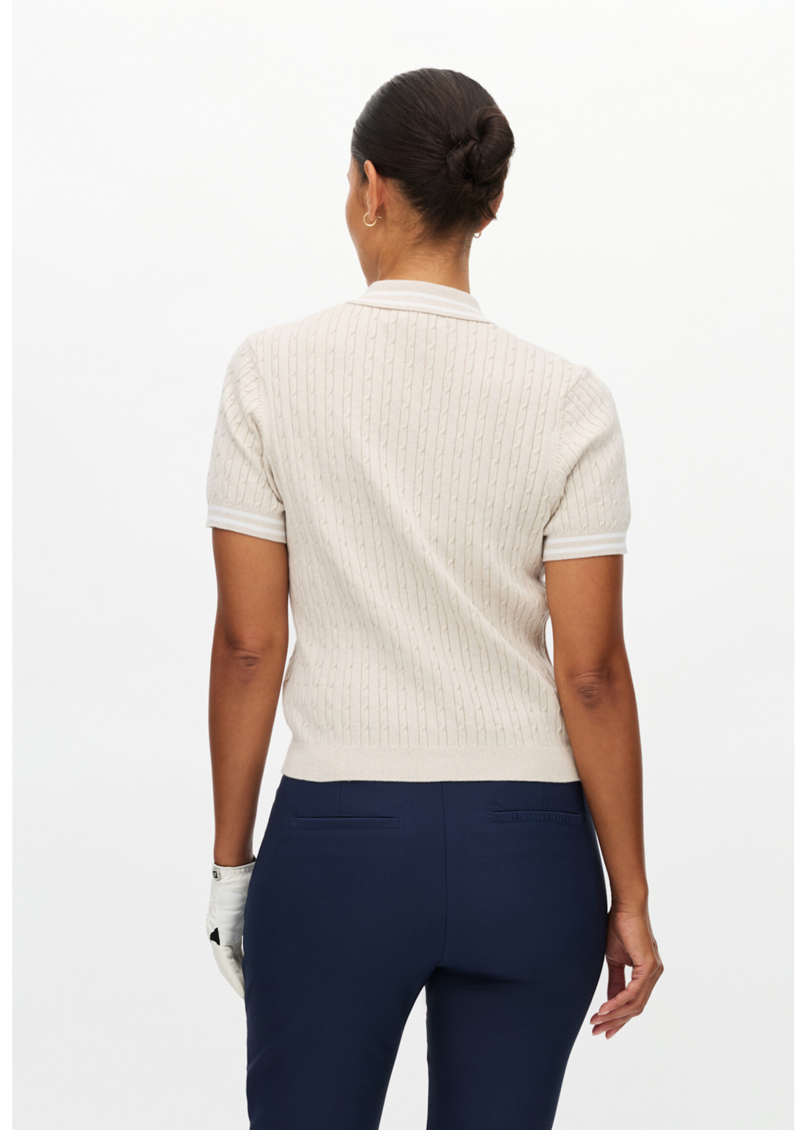 Rohnisch Rohnisch - Classic Cable Polo - Oatmeal