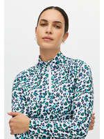 Rohnisch Rohnisch - Addy Long Sleeve - Leoprint Blue/Green