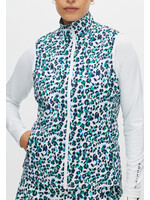 Rohnisch Rohnisch - Packable Ultralight Vest - Leoprint Blue/Green