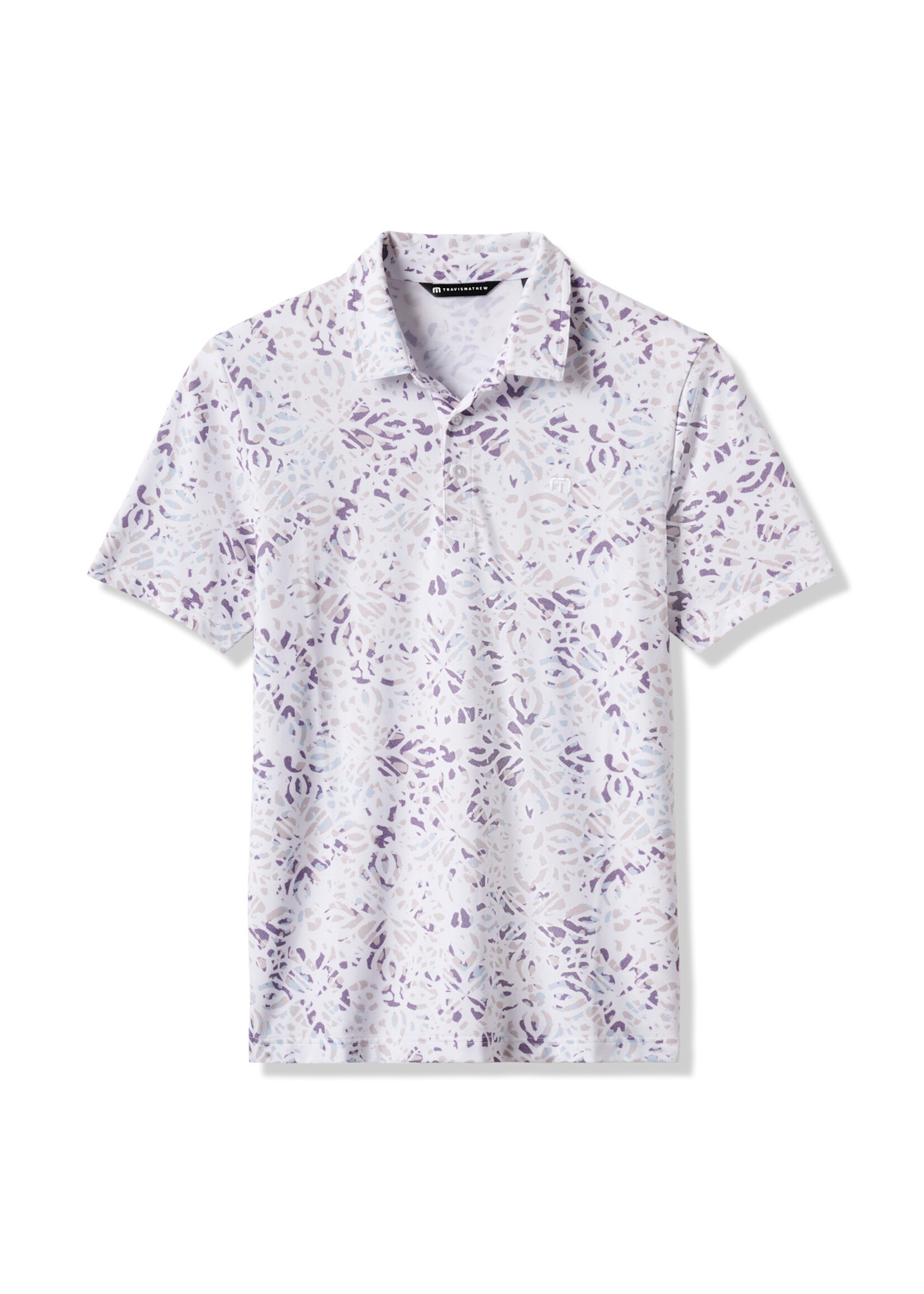 Travis Mathew Travis Mathew - Featherweight Chill Polo - White/Print
