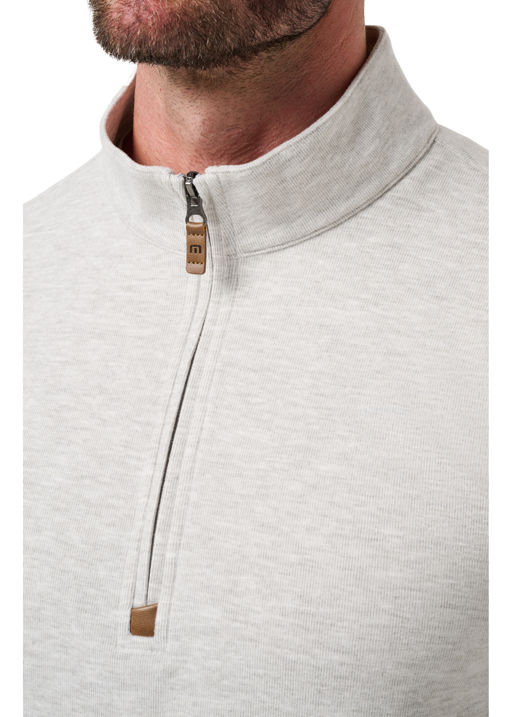Travis Mathew Travis Mathew - Cloud Sweater 1/4 Zip - Heather Grey