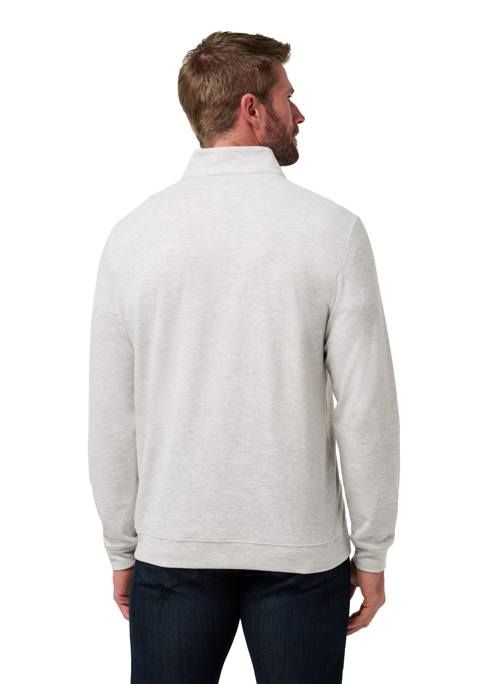 Travis Mathew Travis Mathew - Cloud Sweater 1/4 Zip - Heather Grey