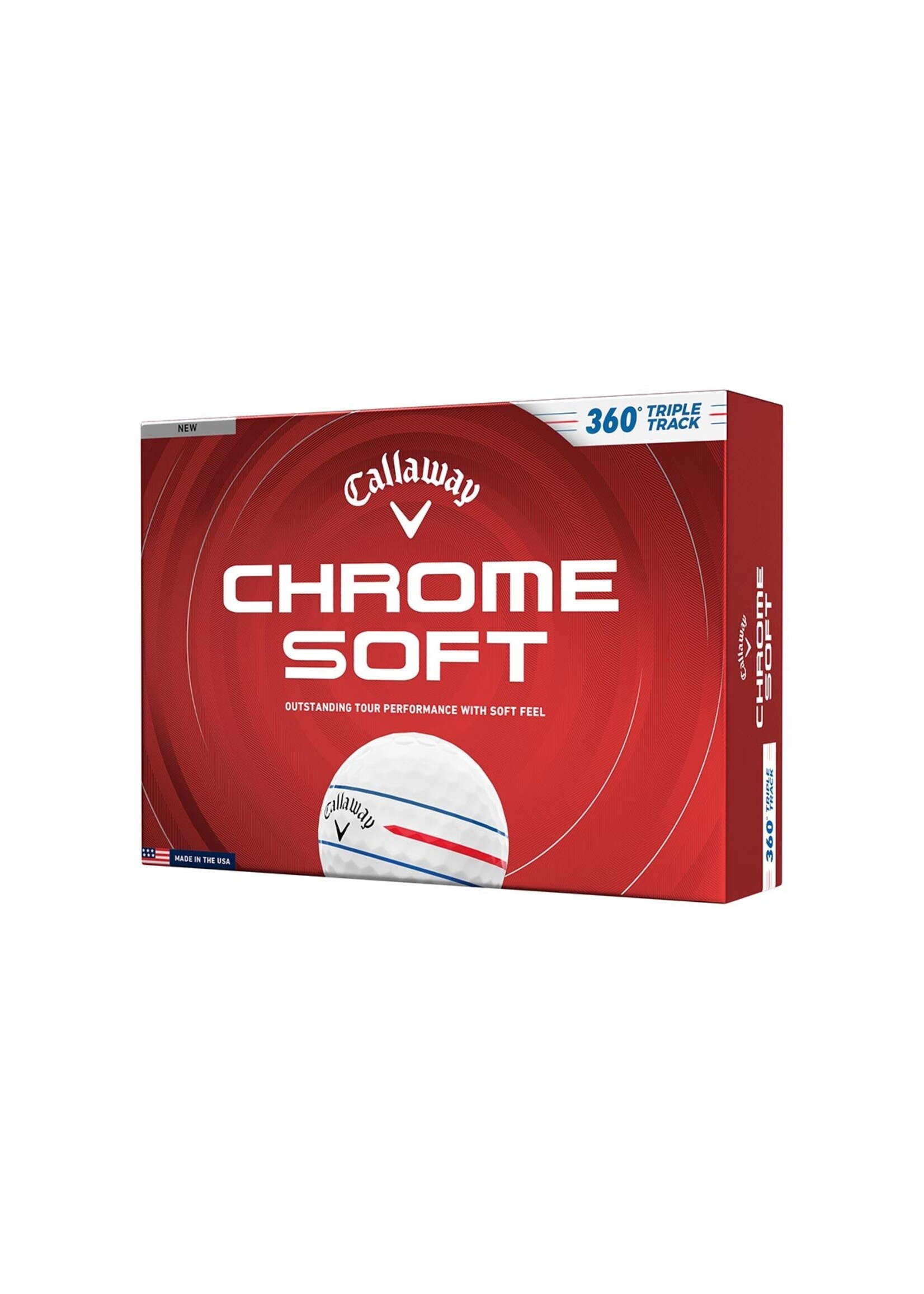 Callaway Callaway - Chrome Soft Triple Track 360 - White