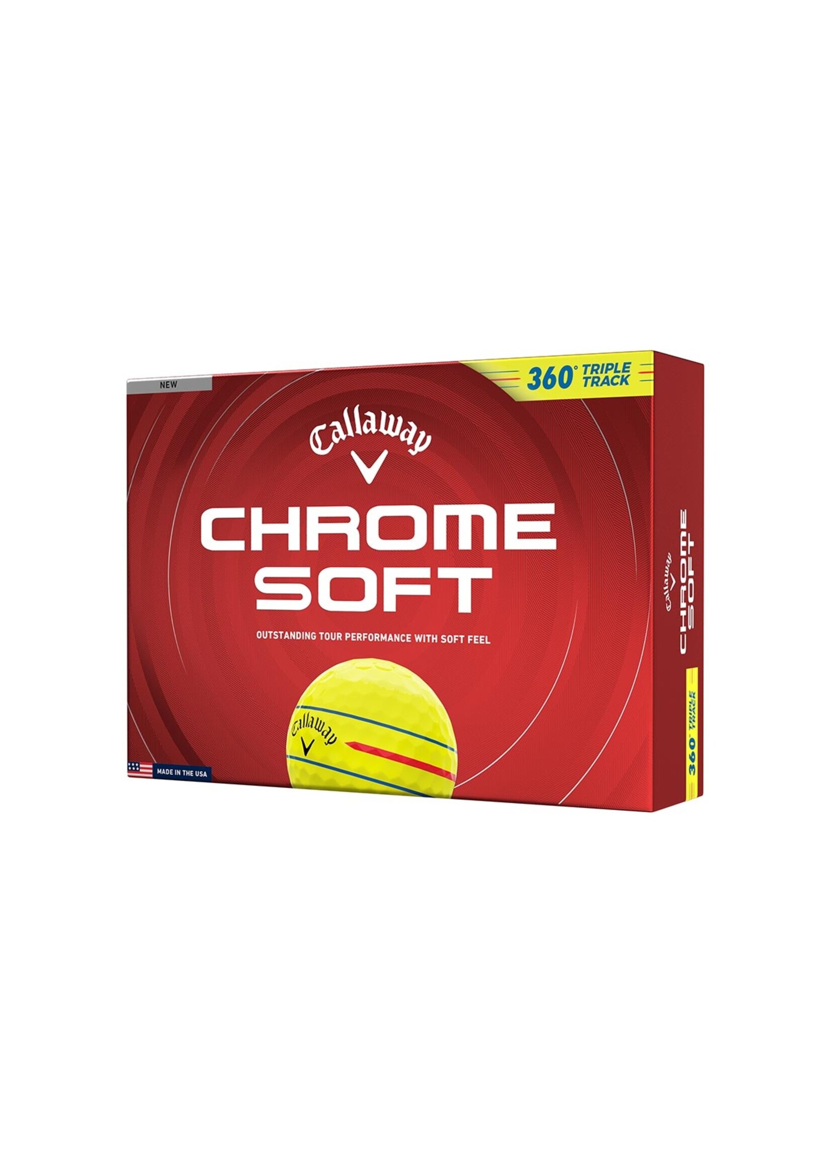 Callaway Callaway - Chrome Soft Triple Track 360 - Yellow