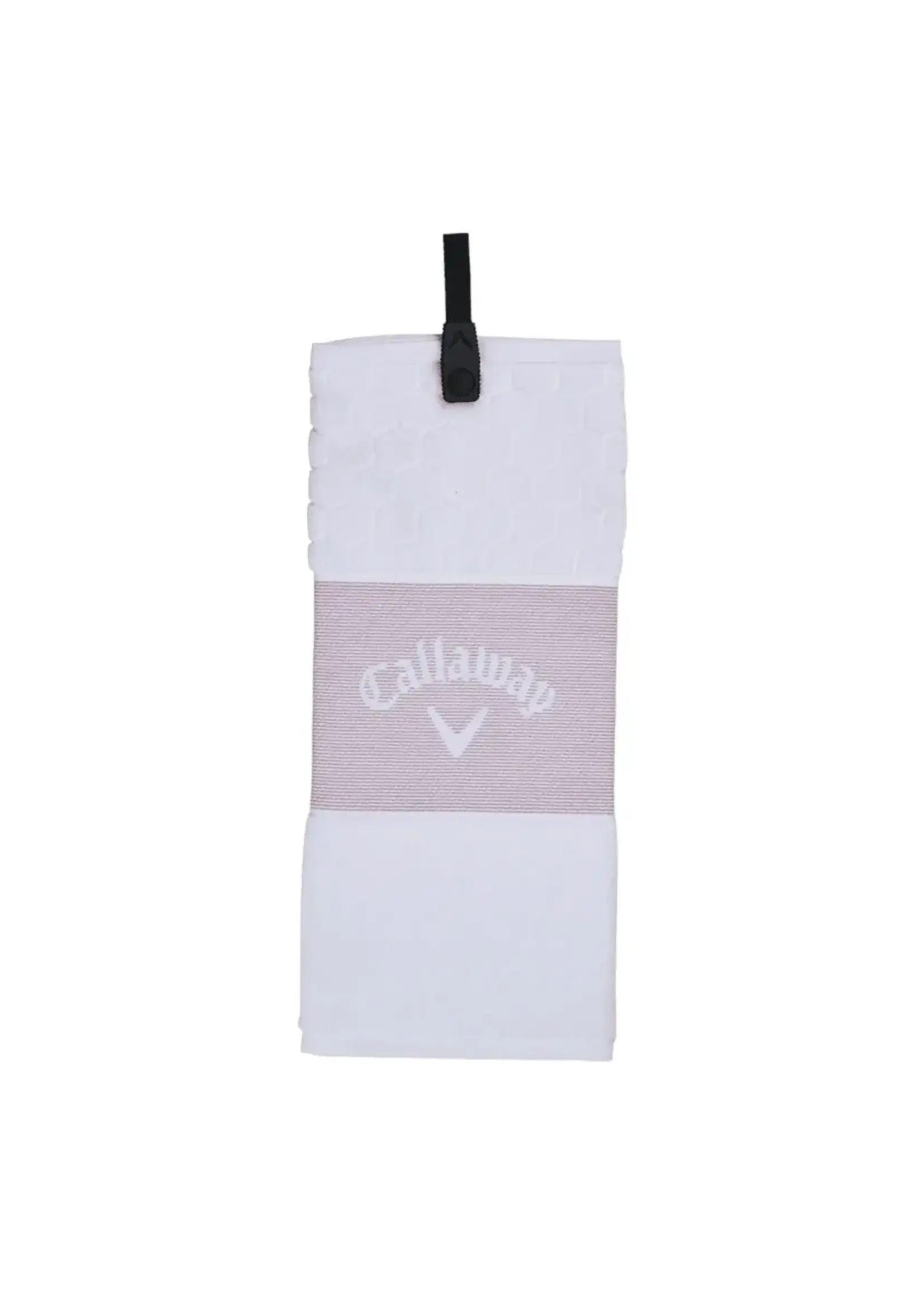Callaway Callaway Tri-Fold Towel - Mauve/White